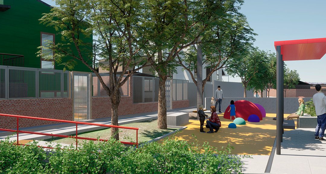 Espacio urbano vereda paradero – Cerrillos